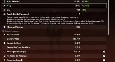 CONTA AR 53 DILUC VENTI QIQI BEM BUILDADO LATE GAME