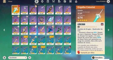 CONTA AR 53 DILUC VENTI QIQI BEM BUILDADO LATE GAME