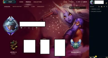 CONTA LOL DIAMOND DESDE A S3