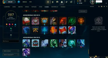 Conta De Lol Com 386 Skins (Riven Campeonato 2012).