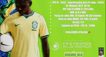 Patch Fifa Friends Plus! Premium FIFA 16 PC