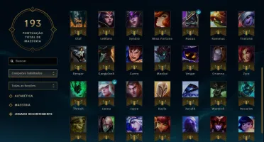 CONTA LEAGUE OF LEGENDS PLATINA 2
