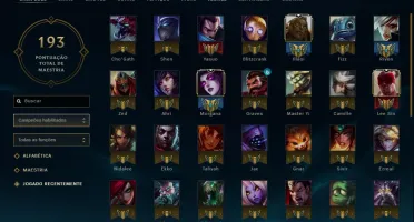 CONTA LEAGUE OF LEGENDS PLATINA 2