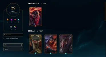 CONTA LEAGUE OF LEGENDS PLATINA 2