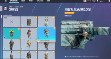 rainbow 6 siege conta com charm go4, BD, BRK, e black ice