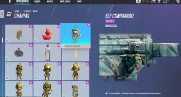 rainbow 6 siege conta com charm go4, BD, BRK, e black ice