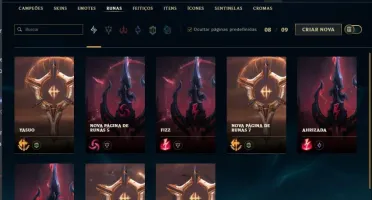 Conta de LoL- All Champs - 225 skins-100kEA-Platina