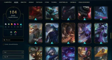 🔥 Conta LoL com Passe do Faker + LeBlanc Hall of Legends (B
