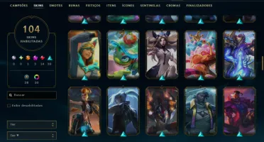 🔥 Conta LoL com Passe do Faker + LeBlanc Hall of Legends (B