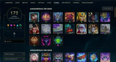 🔥 Conta LoL com Passe do Faker + LeBlanc Hall of Legends (B