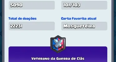 Conta Clash Royale nível 11 desde (2017)