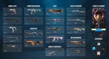 Conta Valorant - Skins na foto e na legenda