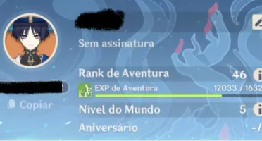 AR 46 - Andarilho, Ayato, Eula e Itto + Espada de Jade
