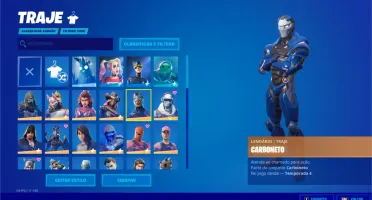 CONTA FORTNITE SEASON 3 COM MUITAS SKINS, OBTEM SALVE O MUND