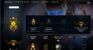 Conta ouro 2 smurf com 2 skins e 38 champs