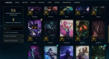 Conta ouro 2 smurf com 2 skins e 38 champs
