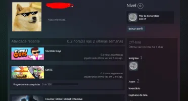 CONTA CS:GO PRIME COM MEDALHAS