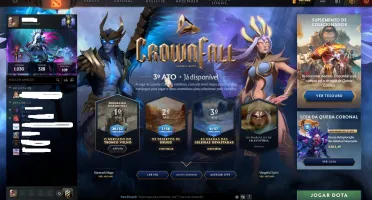 Conta Dota 3 Divine, Imortais e Sets Etc.