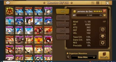 Conta SW com Artamiel + mid game
