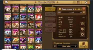 Conta SW com Artamiel + mid game