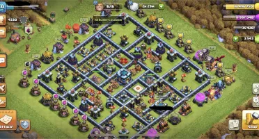 Conta Clash of Clans CoC - CV13 FULL + 14 skins de heróis