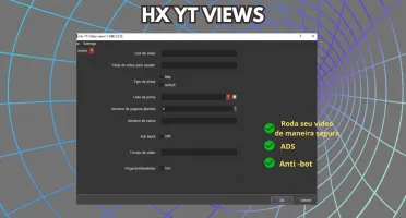 Hx Yt views-Programa para gerar Horas yt