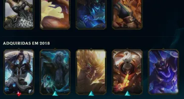 Conta LoL plat 4 flex/prata 2 solo duo 168 skins