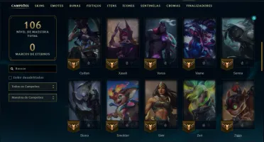 Esmeralda 3 com 55 Champs e 4 Skins ( MONO ADC )