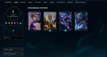 Esmeralda 3 com 55 Champs e 4 Skins ( MONO ADC )