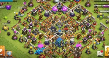 Clash of clans cv12 quase full