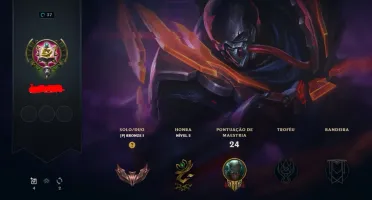 CONTA COM SKIN PROJETO:PYKE MONO PYKE