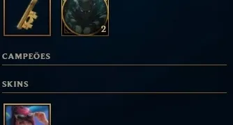 CONTA COM SKIN PROJETO:PYKE MONO PYKE