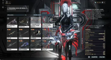 Conta Warframe Maestria 20 - Endgame + Skins