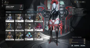 Conta Warframe Maestria 20 - Endgame + Skins