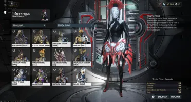 Conta Warframe Maestria 20 - Endgame + Skins