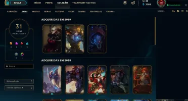 Conta de League Of Legends boa para começar a jogar