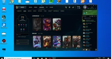Conta lvl 242, s7 platina , s8 diamante e s9 platina.