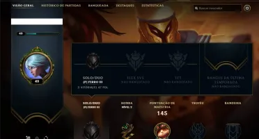 Conta ferro 3 AFUNDADA com 8 skins e 37 champs