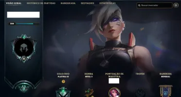 Conta LoL LVL 384 Plat III muitas skins,email p/ troca