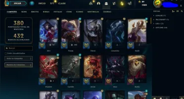 Conta Lol de 2014,131 champs, 131 skins