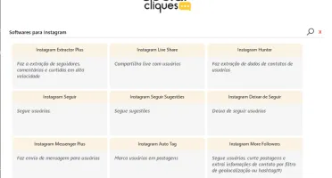 Robô SocialCliques - Conjunto de vários tipos de robôs em 1