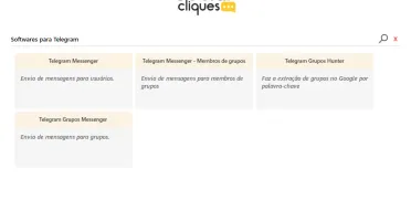 Robô SocialCliques - Conjunto de vários tipos de robôs em 1