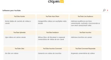 Robô SocialCliques - Conjunto de vários tipos de robôs em 1