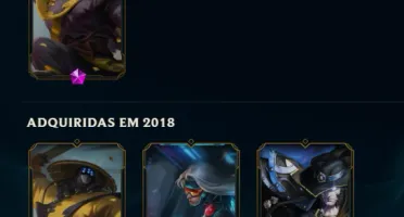 Conta lol única (pax, Silver Kayle, black alistar e etc..)