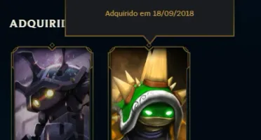 Conta lol única (pax, Silver Kayle, black alistar e etc..)