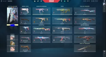 Conta Valorant 1200 Reais Em Skins!!