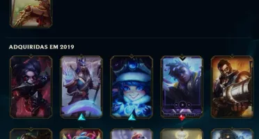 Conta do lol unranked 150+ skins com ultimates