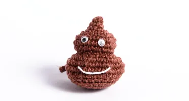 Chaveiro Emoji pequeno em amigurumi