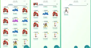 Conta Pokémon Go LVL 34 Time Azul