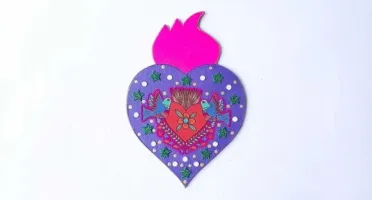 Enfeite de Parede Divino Roxo